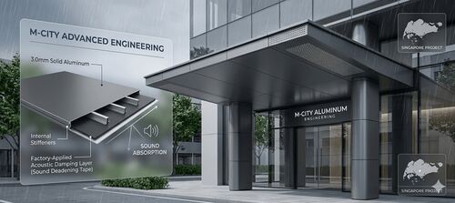 Ultimo blog aziendale su Come progettare e installare le coperture di pioggia in alluminio: una guida per la riduzione del rumore e la durata