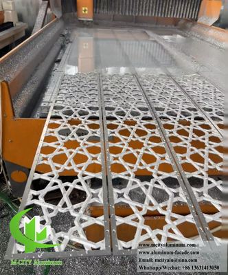 Modelli di perforazione personalizzabili Schermo in alluminio con rivestimento PVDF per il controllo della luce e dell'ombra