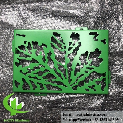 Fassata in alluminio architettonico per rivestimenti murali in polvere rivestita in colore RAL