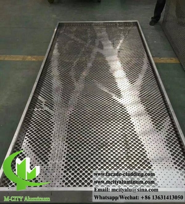 Produttore cinese di pannelli di rivestimento in alluminio per facciate esterne a schermo perforato