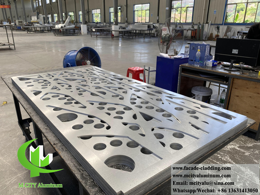 Fogli metallici esterni di alluminio per schermo decorativo per costruzione di recinzioni da giardino