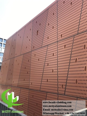 Massello di alluminio rivestimento schermo metallico PVDF rivestimento PPG colore durevole 3mm spessore Decorazione esterna