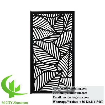 schermo di metallo architettonico con modelli di taglio laser foglio di alluminio 3 mm pannello anti ruggine