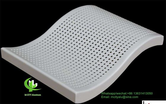 pannello di rivestimento perforato in alluminio metallico per parete tenda di facciata con pannello di alluminio di spessore 3 mm