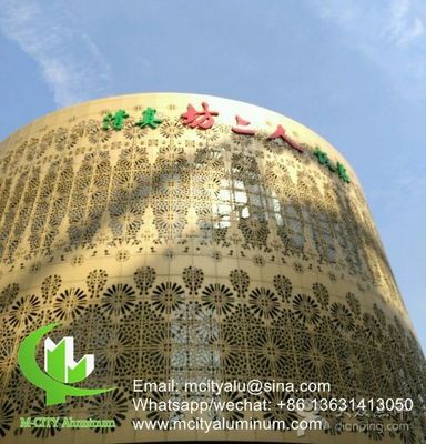 Prezzo buono Pannello di rivestimento in alluminio lamiera metallica da 2 mm con vernice PVDF per decorazione facciate personalizzabile in linea