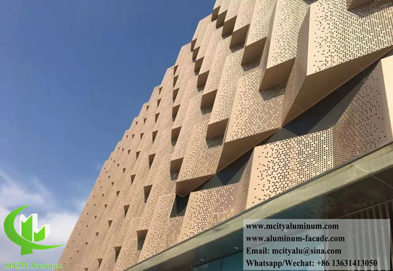 Prezzo buono Pannello di facciata in alluminio verniciato a polvere intagliato CNC 1200x2400mm per decorazione di rivestimento murale in linea