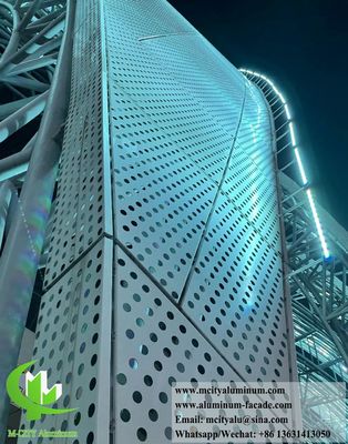 Prezzo buono Scatter di metallo per perforazione CNC pannelli di alluminio rivestimento PVDF resistente in linea