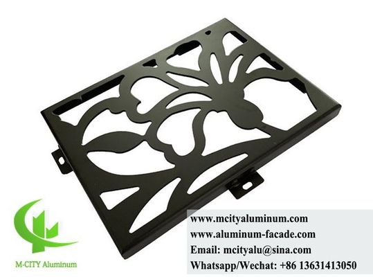 Prezzo buono Pannello in alluminio tagliato al laser con motivi personalizzabili e superficie verniciata a polvere in formato standard 1200x2400mm per rivestimenti di facciata in linea