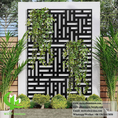 Prezzo buono Pannello in alluminio tagliato al laser verniciato a polvere con motivi personalizzabili per rivestimenti di facciate in 1200x2400mm in linea