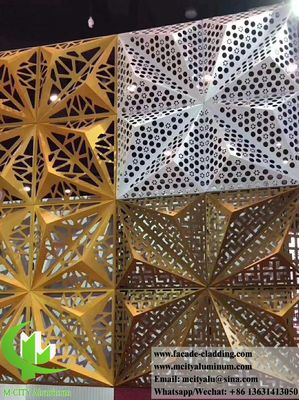 Qualità  Customized 3D aluminum facade panel with powder coated RAL color options and CNC cutting for building exteriors Fabbrica