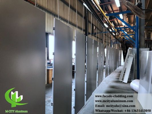 Prezzo buono Pannello di facciata in alluminio perforato verniciato a polvere con colori RAL personalizzabili per rivestimenti edilizi in linea