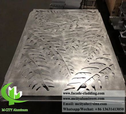 Prezzo buono Disegno decorativo intagliato a CNC, disegni cavi, materiale di alluminio antirruggine in linea