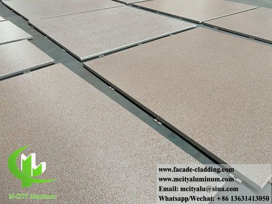 Prezzo buono Pietra di colore foglio di alluminio solido pannello rivestito a parete per facciata durevole per esterno in linea