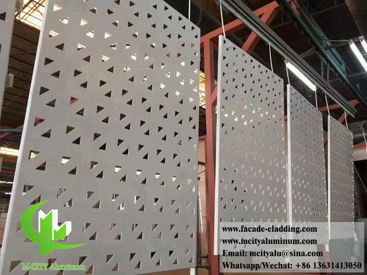 Prezzo buono Sistema di rivestimento metallico perforato Fasciate Disegni metallici tagliati al laser Foglio di alluminio in linea
