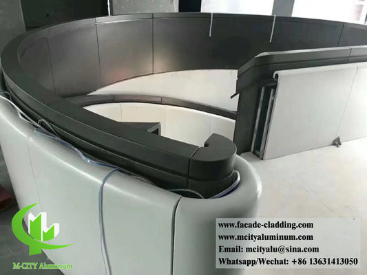 Prezzo buono Rivestimento murale in alluminio perforato verniciato a polvere con spessore di 3 mm per facciate e decorazioni in linea