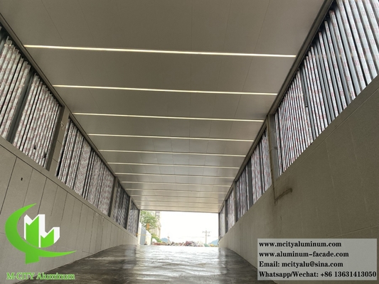 Architettura Rivestimenti metallici per pareti per soffitti Materiali durevoli in alluminio solido