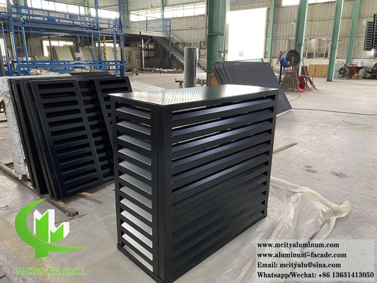 Copertura in alluminio perforato per la pompa di calore a schermo alternativo