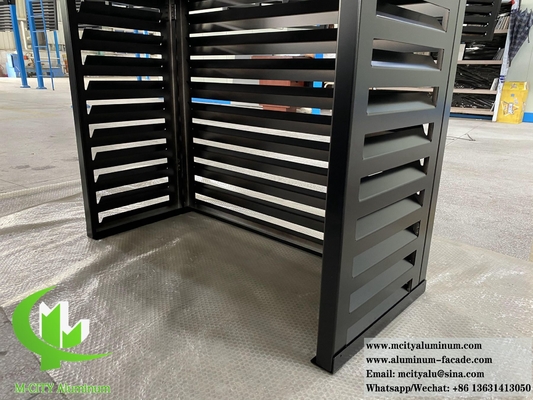 Copertura in metallo Antirrugine per la protezione della pompa di calore Alluminio 2.5 mm in polvere rivestito di nero