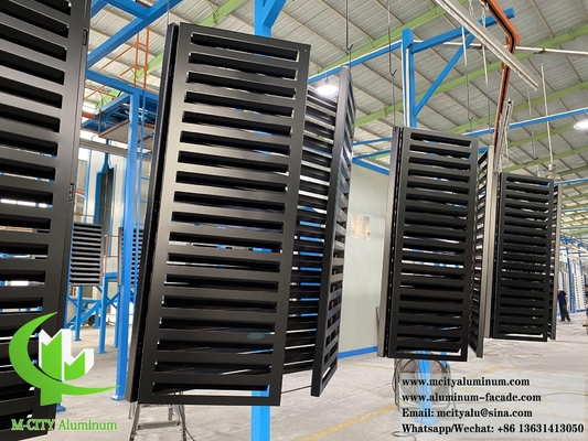 Copertura in metallo Antirrugine per la protezione della pompa di calore Alluminio 2.5 mm in polvere rivestito di nero