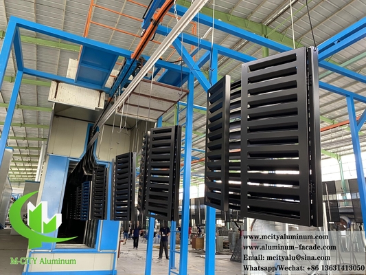 Copertura in metallo Antirrugine per la protezione della pompa di calore Alluminio 2.5 mm in polvere rivestito di nero