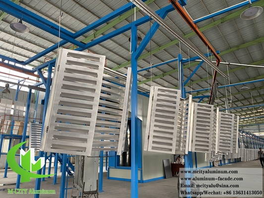 Copertina della pompa di calore in alluminio per la decorazione esterna per proteggere l'aria condizionata