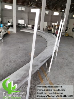 Cina pannelli metallici di rivestimento in alluminio a doppia curvatura esterno o interno