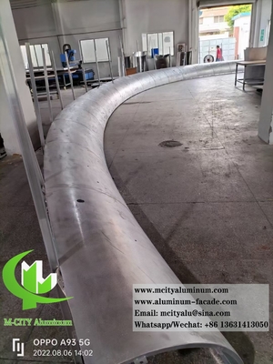 Cina pannelli metallici di rivestimento in alluminio a doppia curvatura esterno o interno
