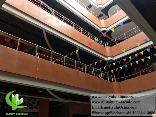 Rivestimento in alluminio per le facciate di parete Sistema di alluminio solido PVDF Sliver Color 3mm