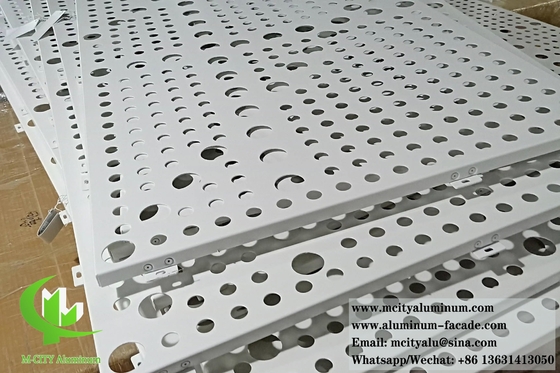 Rivestimento metallico lamiera perforata di alluminio facciata soffitto parete rivestimento decorazione