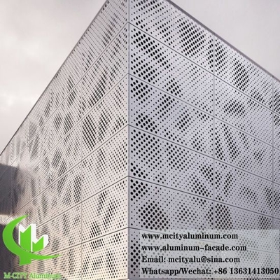 Rivestimento metallico lamiera perforata di alluminio facciata soffitto parete rivestimento decorazione