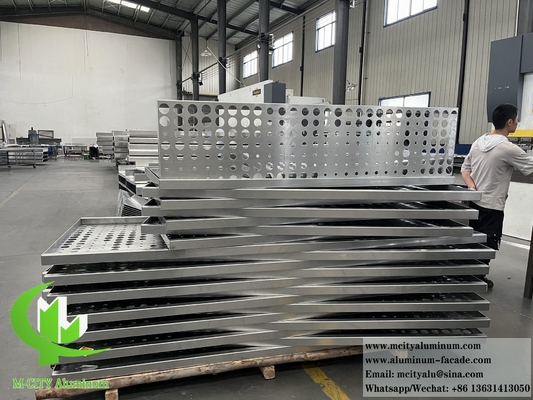 pannello di alluminio massiccio rivestimento lamiera di metallo pannello di soffitto curvo personalizzato