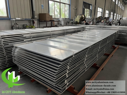 pannello di alluminio massiccio rivestimento lamiera di metallo pannello di soffitto curvo personalizzato