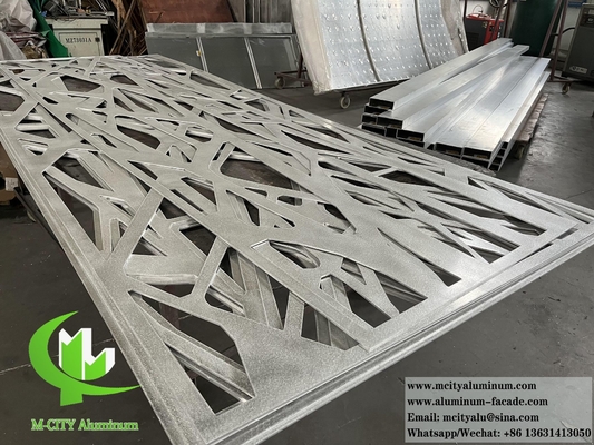 Schermo di alluminio per la decorazione della stanza spessore 4 mm
