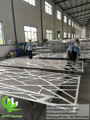 Schermo di alluminio per la decorazione della stanza spessore 4 mm