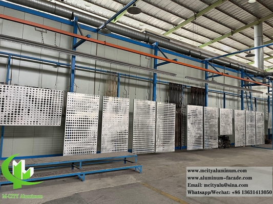 Perforazione di schermo metallico lamiera di alluminio PVDF rivestimento anti ruggine