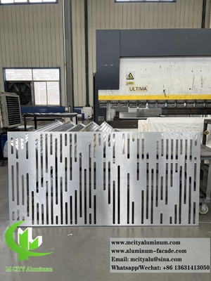 Taglio CNC di lamiera di metallo schermo di alluminio con modello di taglio laser per la decorazione delle pareti