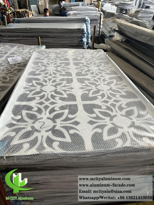 Dischi di alluminio a schermo metallico tagliato al laser per la decorazione delle pareti delle facciate
