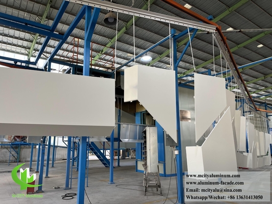 Confezionato su misura rivestimento metallico pannello di alluminio in polvere rivestito anti ruggine
