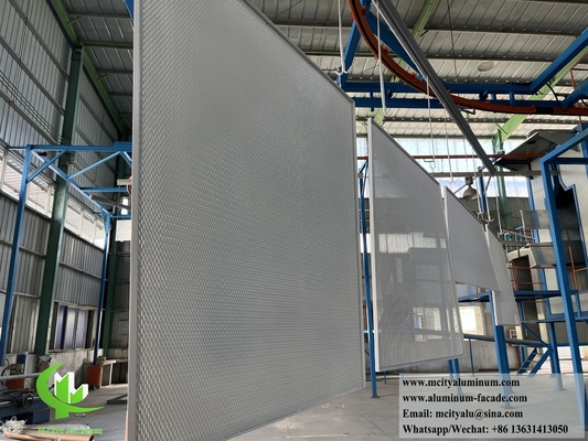 Confezionato su misura rivestimento metallico pannello di alluminio in polvere rivestito anti ruggine