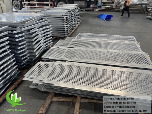 Perforazione di schermo metallico lamiera di alluminio PVDF rivestimento anti ruggine