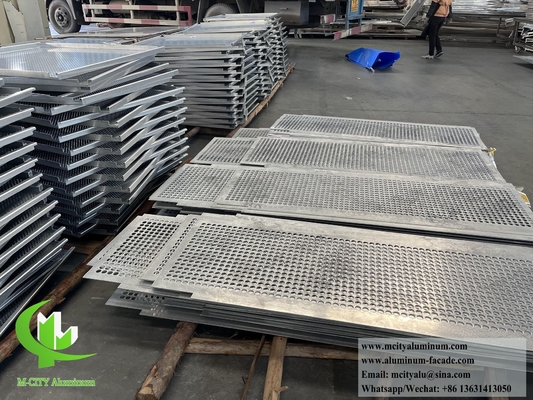 Perforazione di schermo metallico lamiera di alluminio PVDF rivestimento anti ruggine