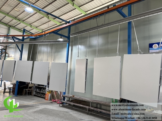 Confezionato su misura rivestimento metallico pannello di alluminio in polvere rivestito anti ruggine