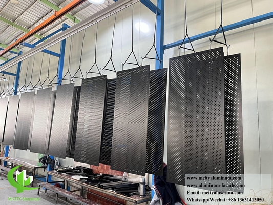 Fogli di alluminio per schermo metallico perforante per l'ombra solare