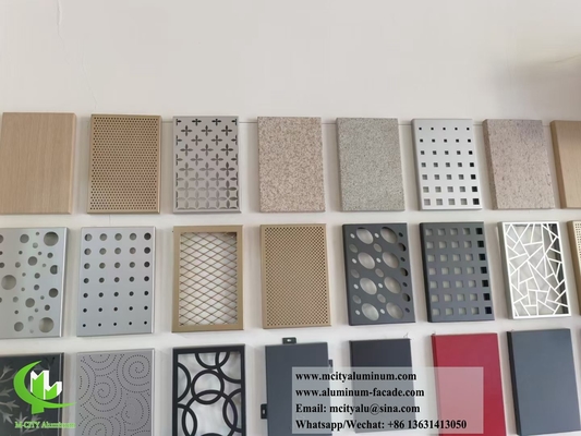 pannelli di alluminio 3 mm per il rivestimento duraturo del sistema di facciata
