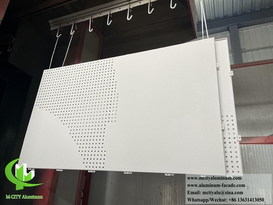 Fassata di alluminio perforato di dimensioni variabili con elevata resistenza alle intemperie