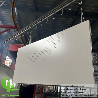 Rivestimento di pareti in metallo massello Lastra di alluminio per decorazione del sistema di facciata Rivestimento esterno