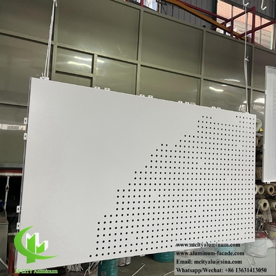 Fogli di metallo massiccio pannello di rivestimento in alluminio schermo metallico per rivestimento di pareti esterne