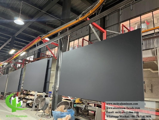 Fogli di metallo massiccio pannello di rivestimento in alluminio schermo metallico per rivestimento di pareti esterne