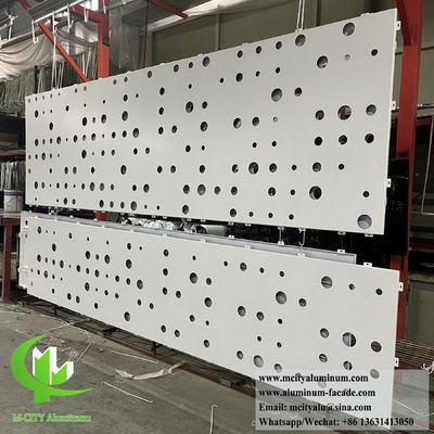 Fogli di metallo massiccio pannello di rivestimento in alluminio schermo metallico per rivestimento di pareti esterne