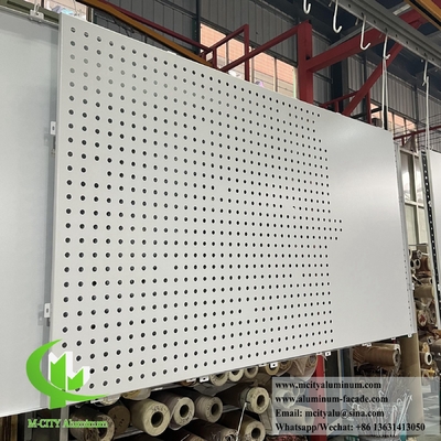 Schermo metallico perforato per il pannello di rivestimento in alluminio del sistema di facciata